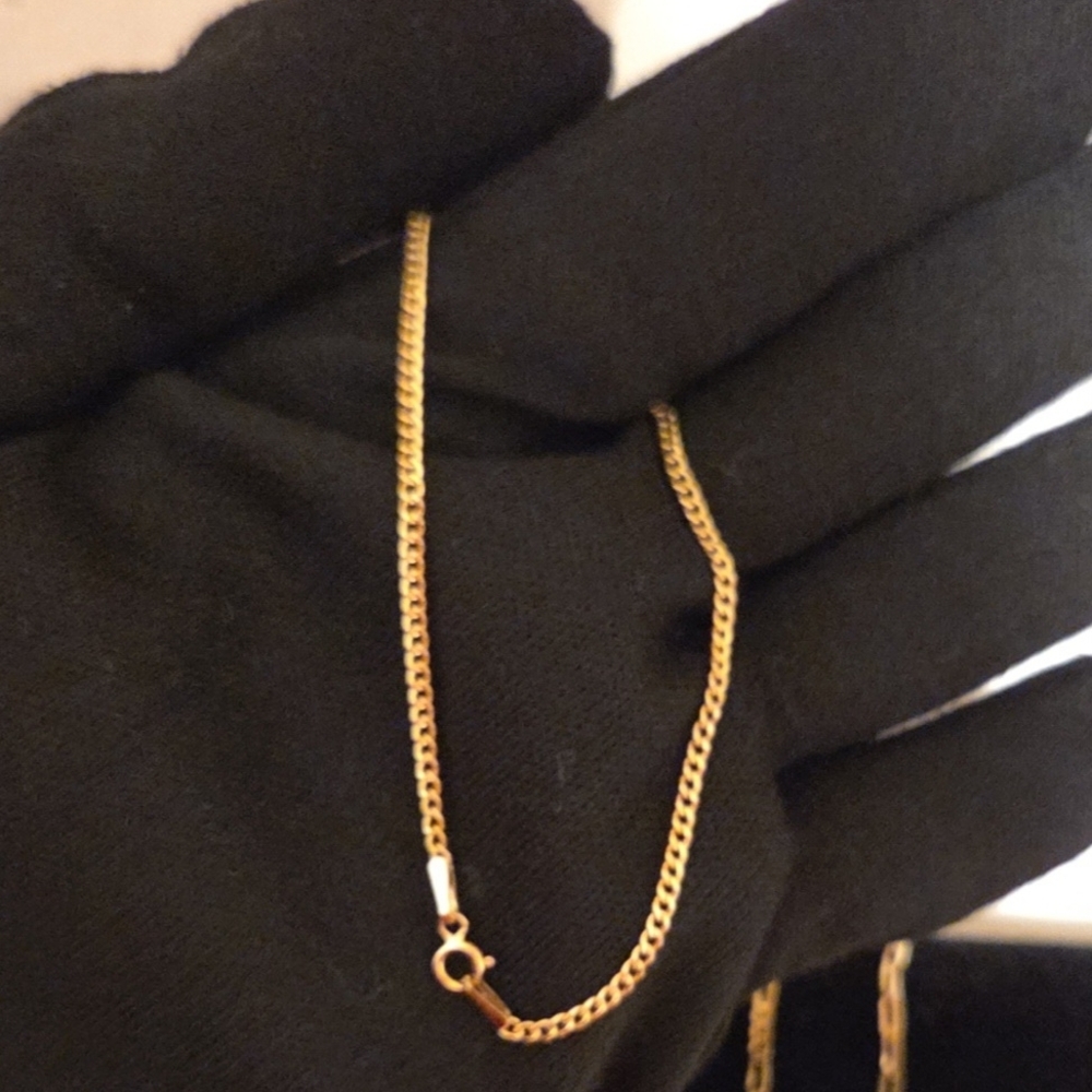 New Real 18k Saudi Gold Cuban Bracelate